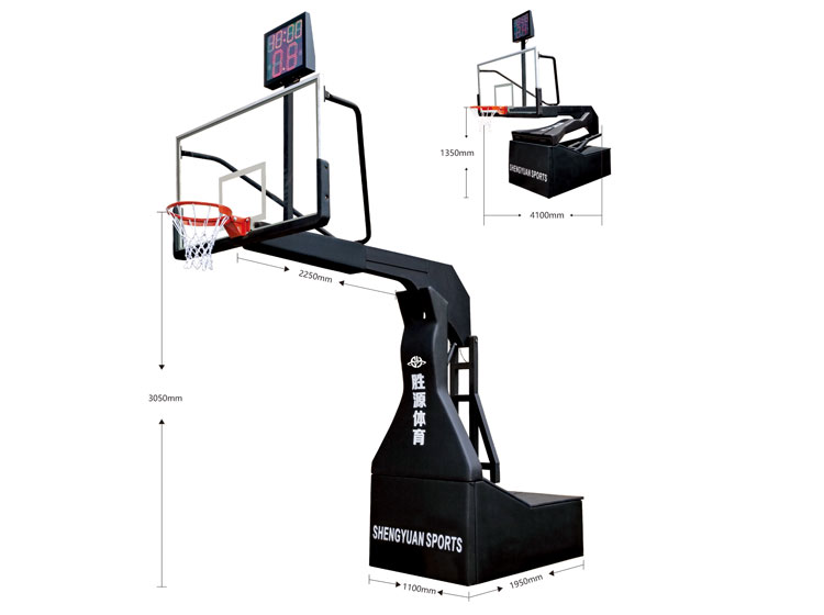 SY-A-002 电动液压篮球架