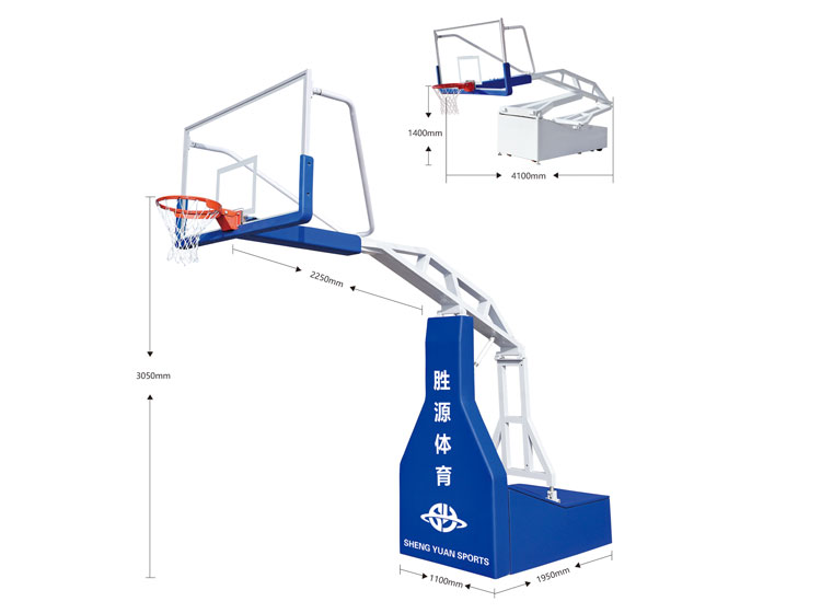 SY-A-009 手动液压篮球架